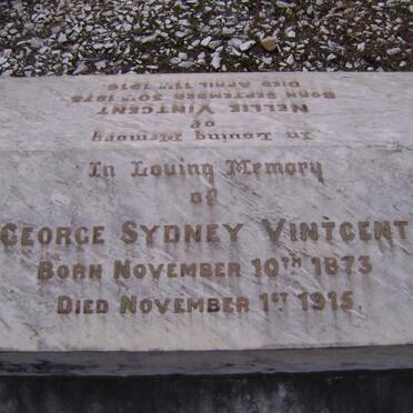 VINTCENT George Sydney 1873-1915