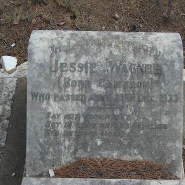 WAGNER Jessie nee CAMERON  -1933
