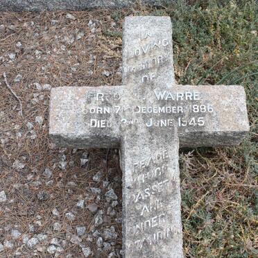 WARREN Fred 1886-1945