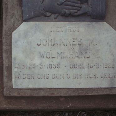 WOLMARANS Johannes M. 1855-1926