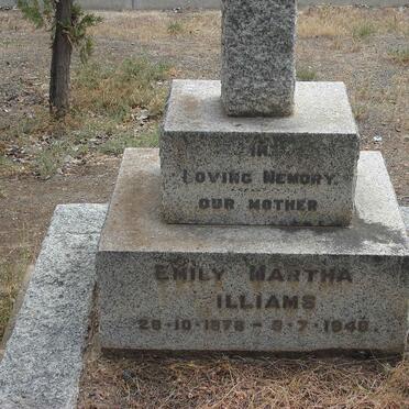 WILLIAMS Emily Martha 1878-1948