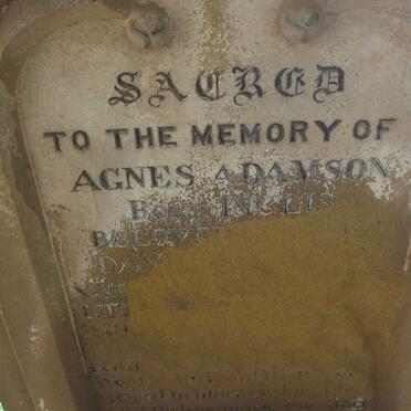 ADAMSON Agnes nee INGLIS -??