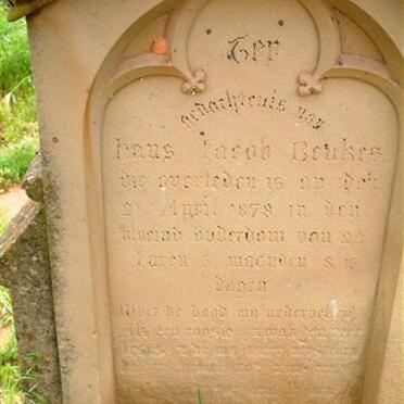 BEUKES Hans Jacob -1878