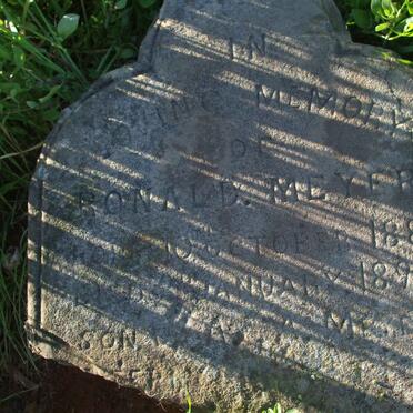 MEYER Ronald 1889-1890