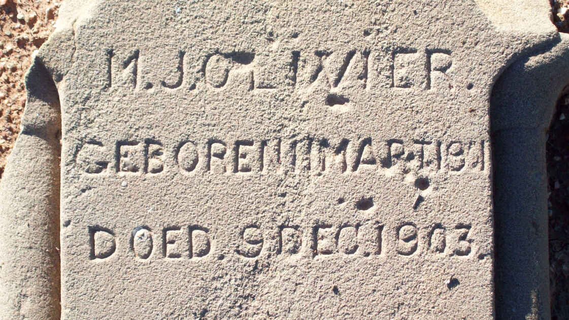 OLIVIER M.J. 1901-1903