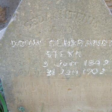 STEYN Douw Gerbrandt 1842-1902