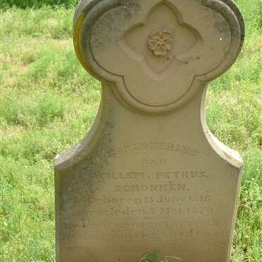 SCHONKEN Willem Petrus 1816-1879