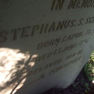 SCHEEPERS Stephanus S. 1874-1897 