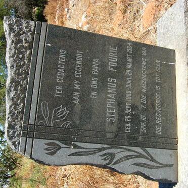 FOURIE Stephanus 1888-1964