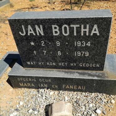BOTHA Jan 1934-1979