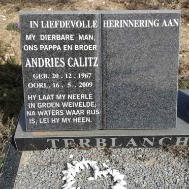 TERBLANCHE Andries Calitz 1967-2009