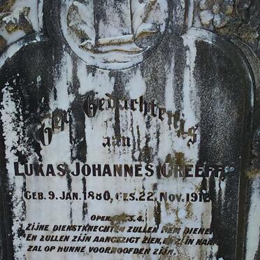 GREEFF Lukas Johannes 1880-1912