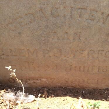 Western Cape, OUDTSHOORN district, Stolsvlakte 140_1, farm cemetery