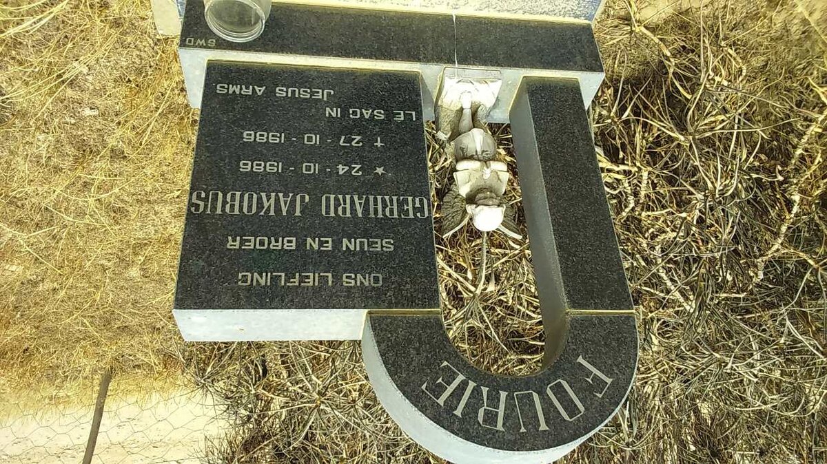 FOURIE Gerhard Jakobus 1986-1986