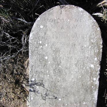 KRUGER Catharina Aletta Anna 18??-