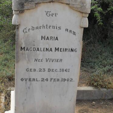 MEIRING Petrus Stephanus 1857-1913 & Maria Magdalena VIVIER 1861-1902