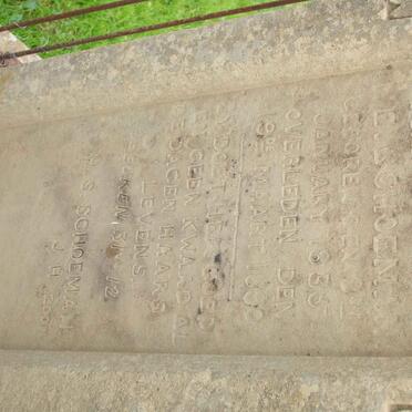 SCHOEMAN E. 1835-1890