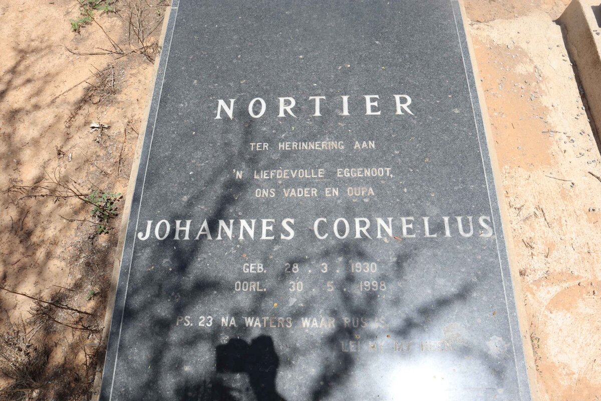 NORTIER Johannes Cornelius 1930-1998