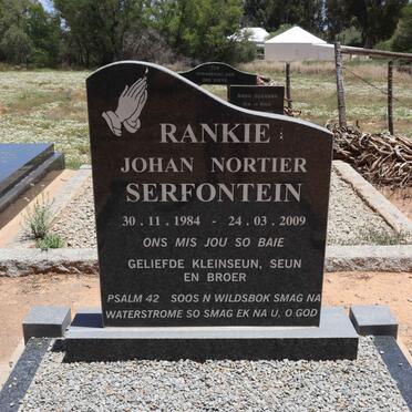 SERFONTEIN Johan Nortier 1984-2009