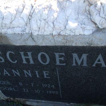 SCHOEMAN Jannie 1924-1995