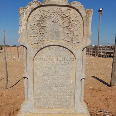 SERFONTEIN Catarina Helena nee LE ROUX 1874-1929