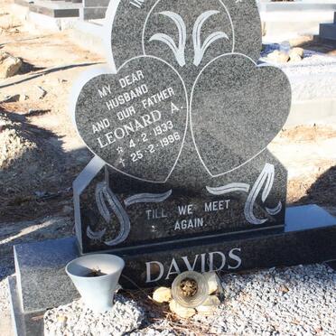 DAVIDS Leonard A. 1933-1996