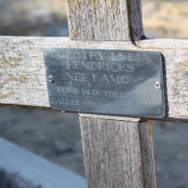 HENDRICKS Dorothy Lydia 1931-2003