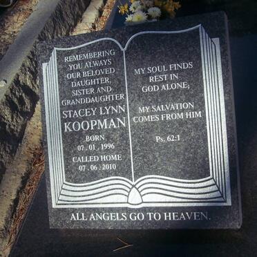 KOOPMAN Stacey Lynn 1996-2010