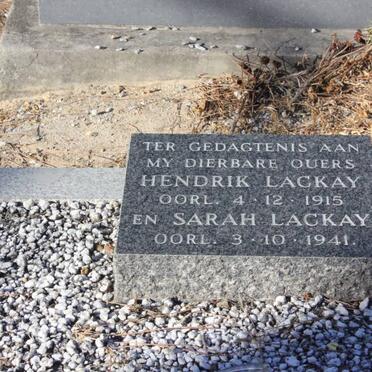 LACKAY Hendrik -1915 &amp; Sarah -1941