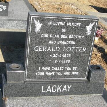 LACKAY Gerald Lotter 1978-1999