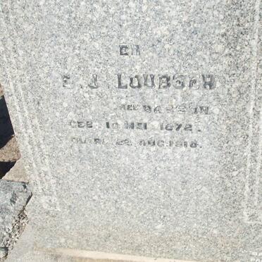 LOUBSER E.J. nee BASSON 1872-1910