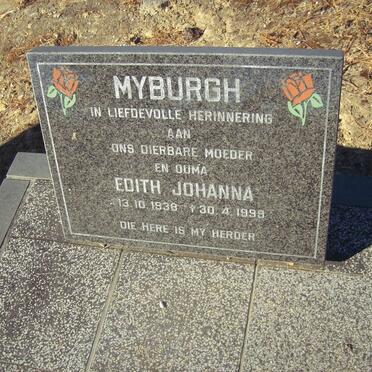 MYBURGH Edith Johanna 1938-1999