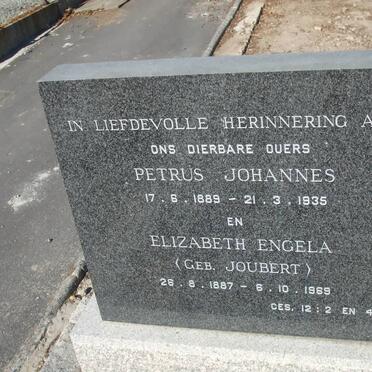 MERWE Petrus Johannes, v.d. 1889-1935 &amp; Elizabeth Engela JOUBERT 1887-1969