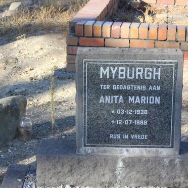 MYBURGH Anita Marion 1938-1998