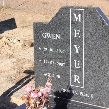 MEYER Gwen 1937-2007