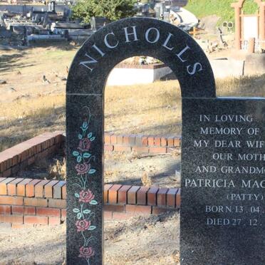 NICHOLLS Patricia Magdelen 1944-1998