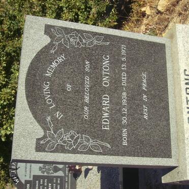 ONTONG Edward 1938-1971