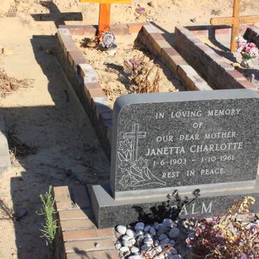 PALM Janetta Charlotte 1903-1961