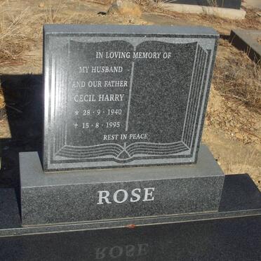 ROSE Cecil Harry 1940-1995