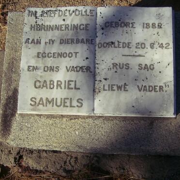 SAMUELS Gabriel 1882-42