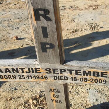 SEPTEMBER Daantjie 1946-2009