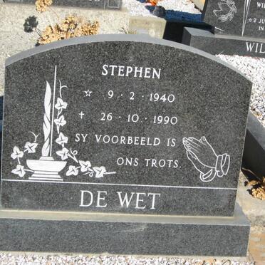 WET Stephen, de 1940-1990