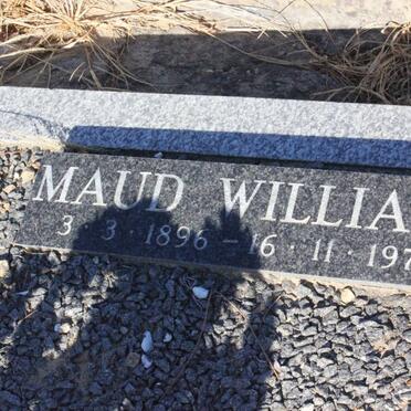 WILIAMS Maud 1896-1977