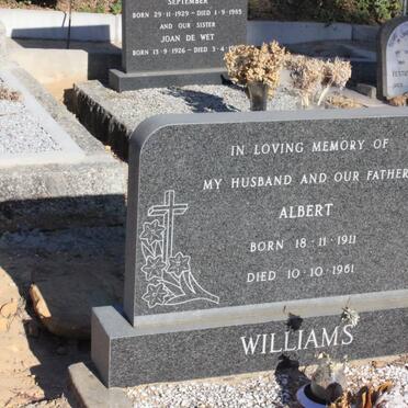 WILLIAMS Albert 1911-1961