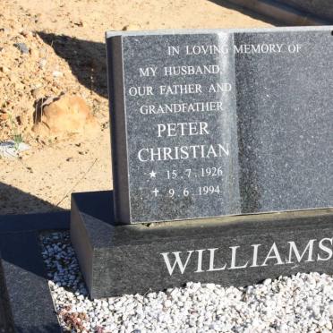 WILLIAMS Peter Christian 1926-1994