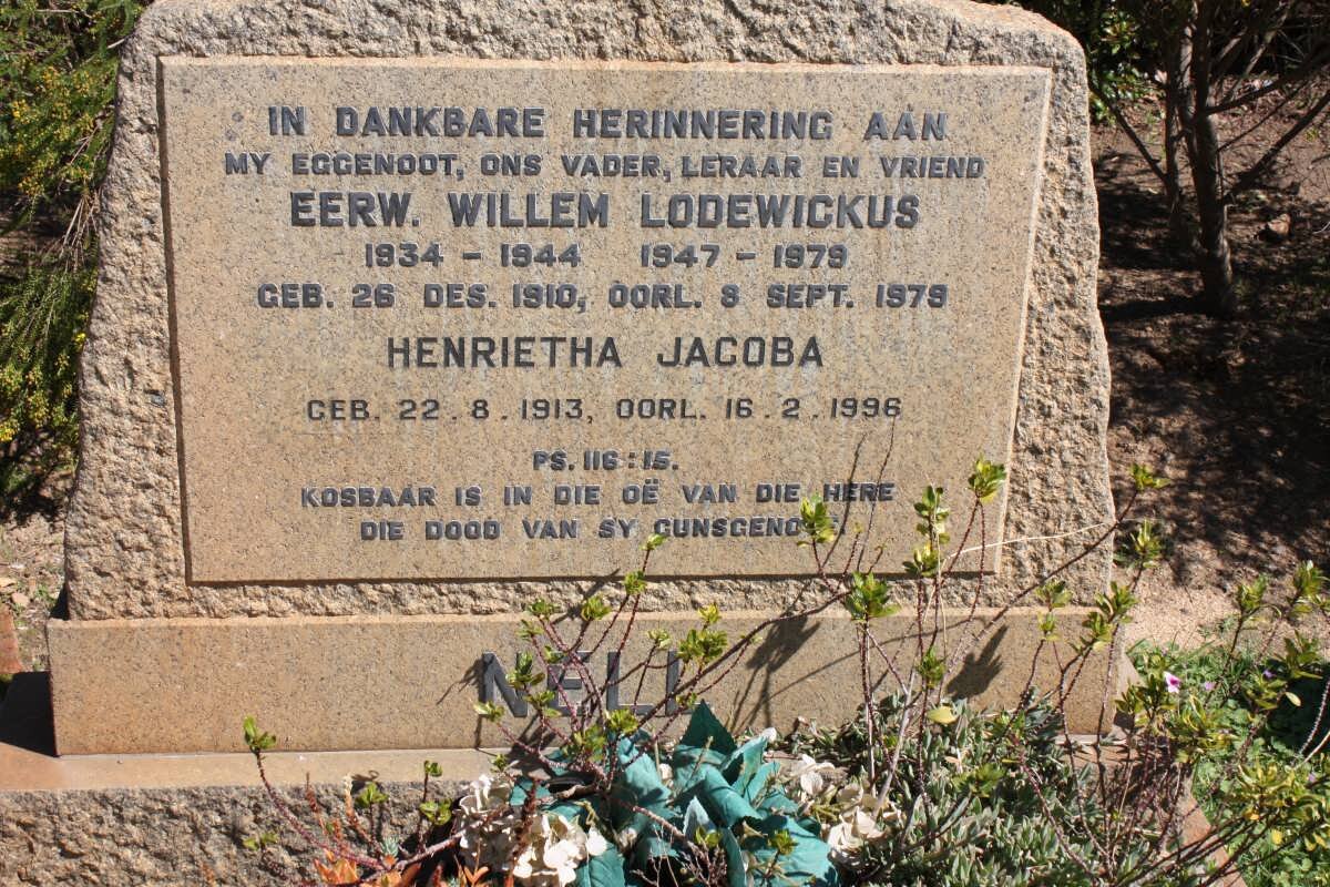 NELL Willem Lodewickus 1910-1979 &amp; Henrietha Jacoba 1913-1996