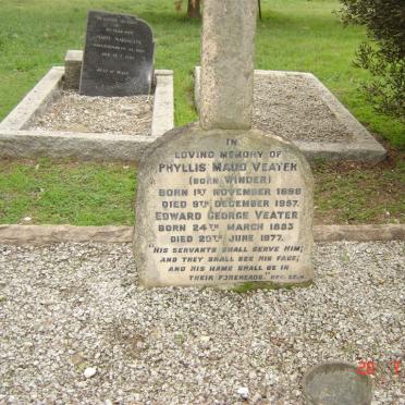 VEATER Edward George 1883-1977 &amp; Phyllis Maud WINDER 1898-1957