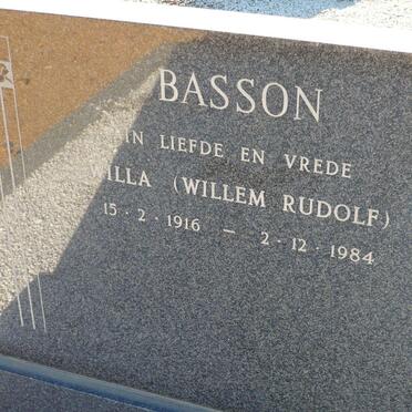 BASSON Willem Rudolf 1916-1984