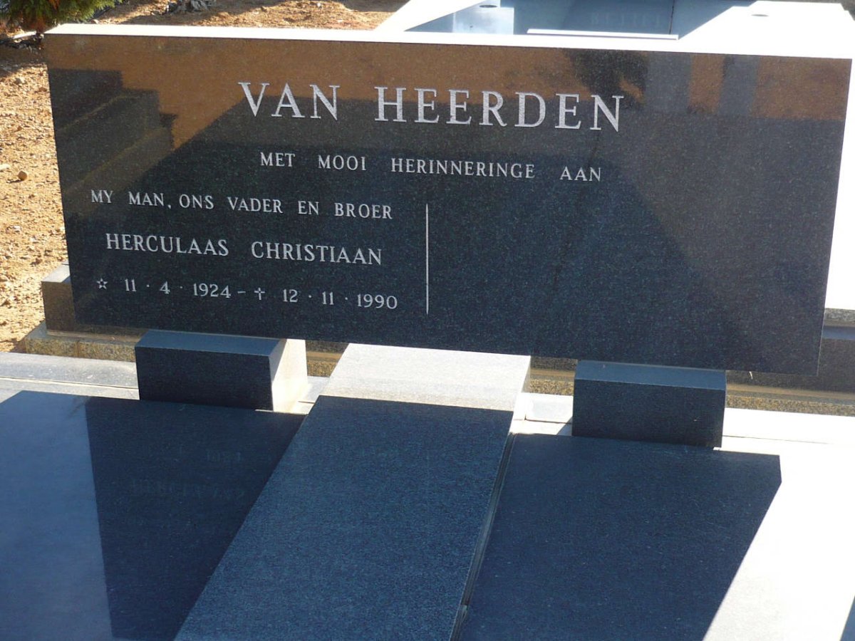 HEERDEN Herculaas Christiaan, van 1924-1990