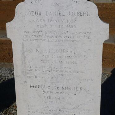 JOUBERT Jozua Daniel 1827-1890